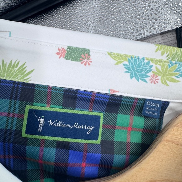 William Murray Golf Polo Shirt 2XL Cactus Beep Beep Roadrunner Performance NEW - Picture 4 of 9